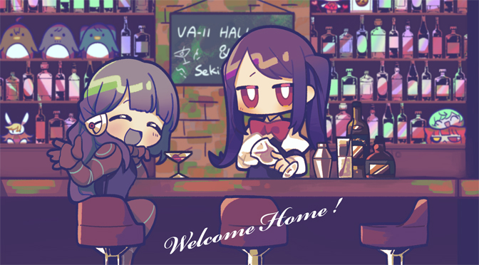 Bar Sekirei × Va-11 Hall-A ダブルネーム “キラ☆ミキ” サイン入りカクテルグラス発売！